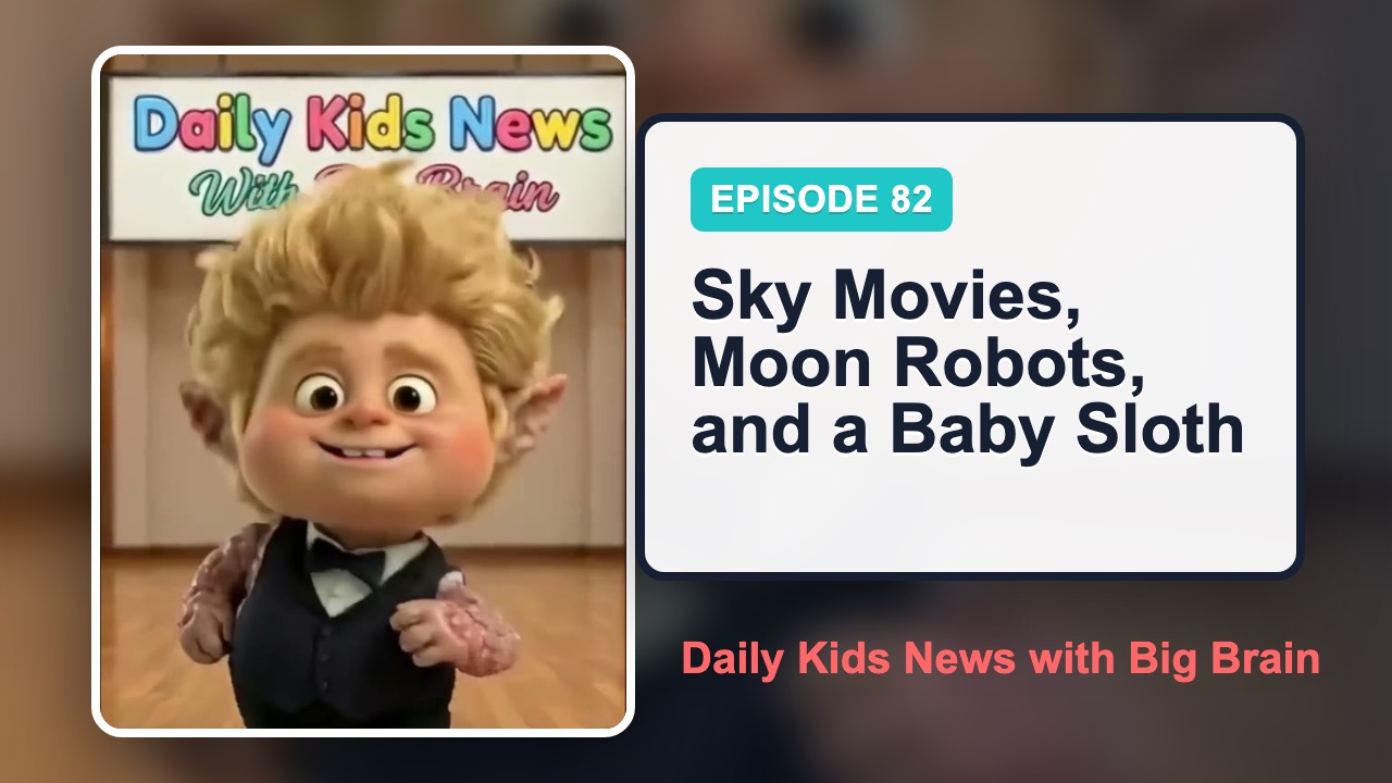 Sky Movies, Moon Robots, and a Baby Sloth