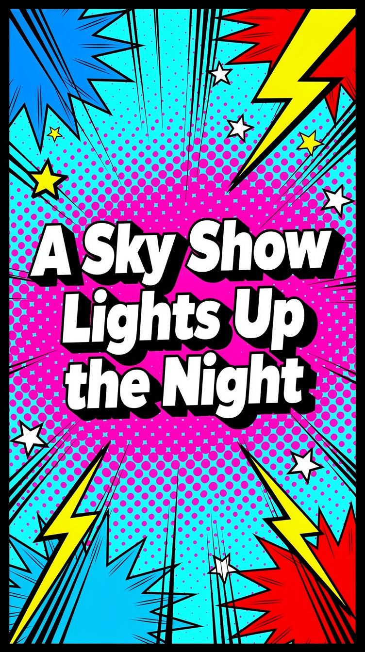 A sky show lights up the night
