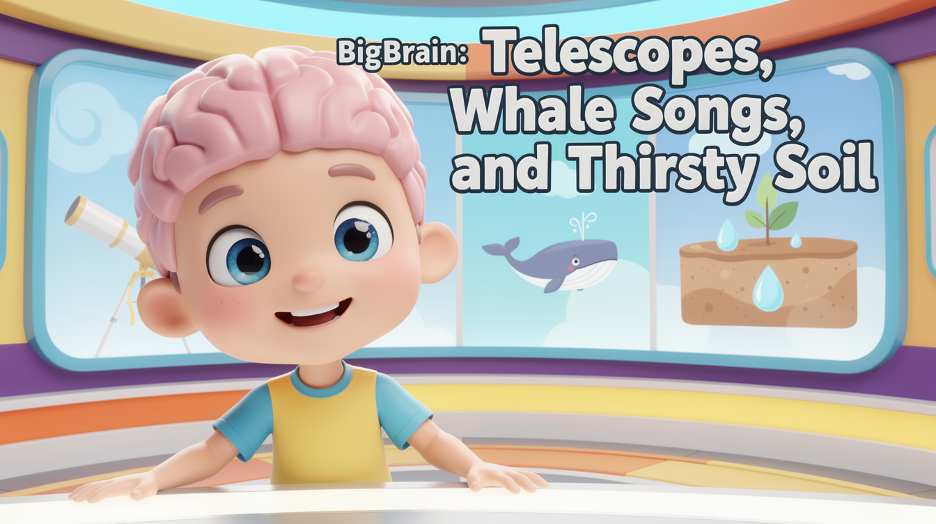 BigBrain: Telescopes, Whale Songs, and Thirsty Soil