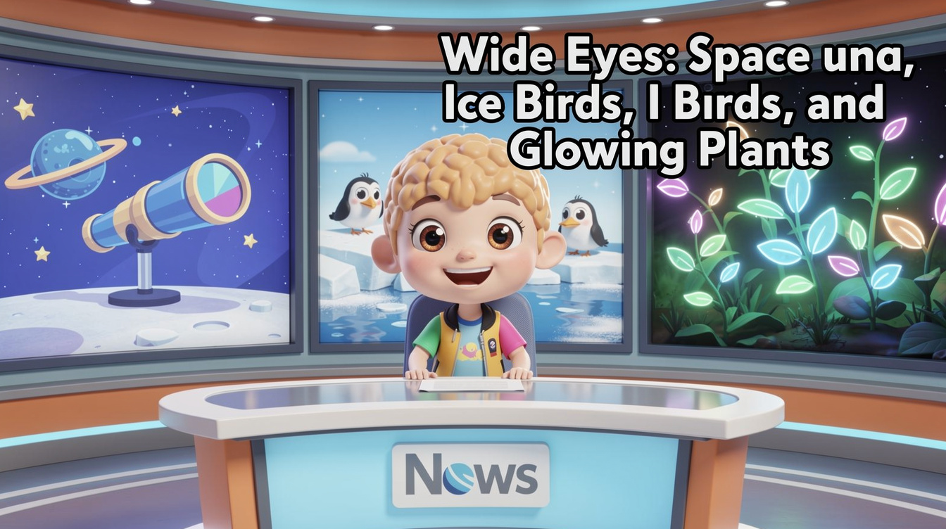 Wide Eyes: Space Telescopes, Ice Birds, and Glowing Plants