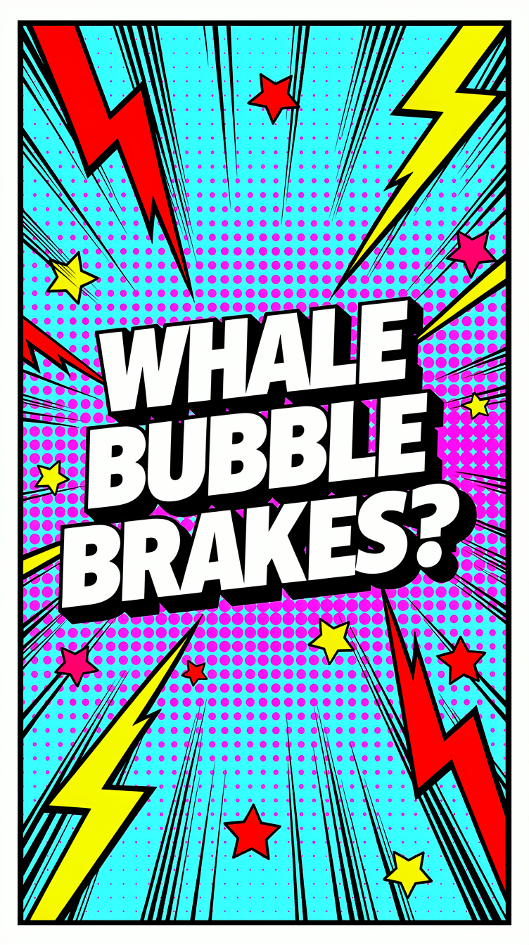 Sleeping Sperm Whales Blow Bubble “Brakes”