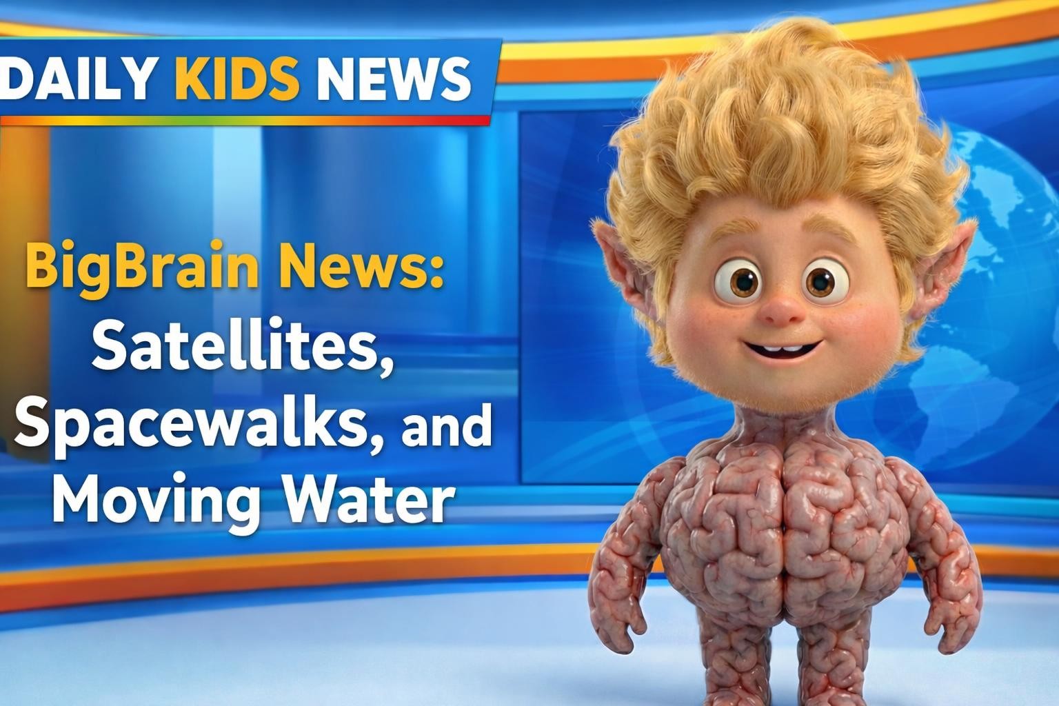 BigBrain News: Satellites, Spacewalks, and Moving Water