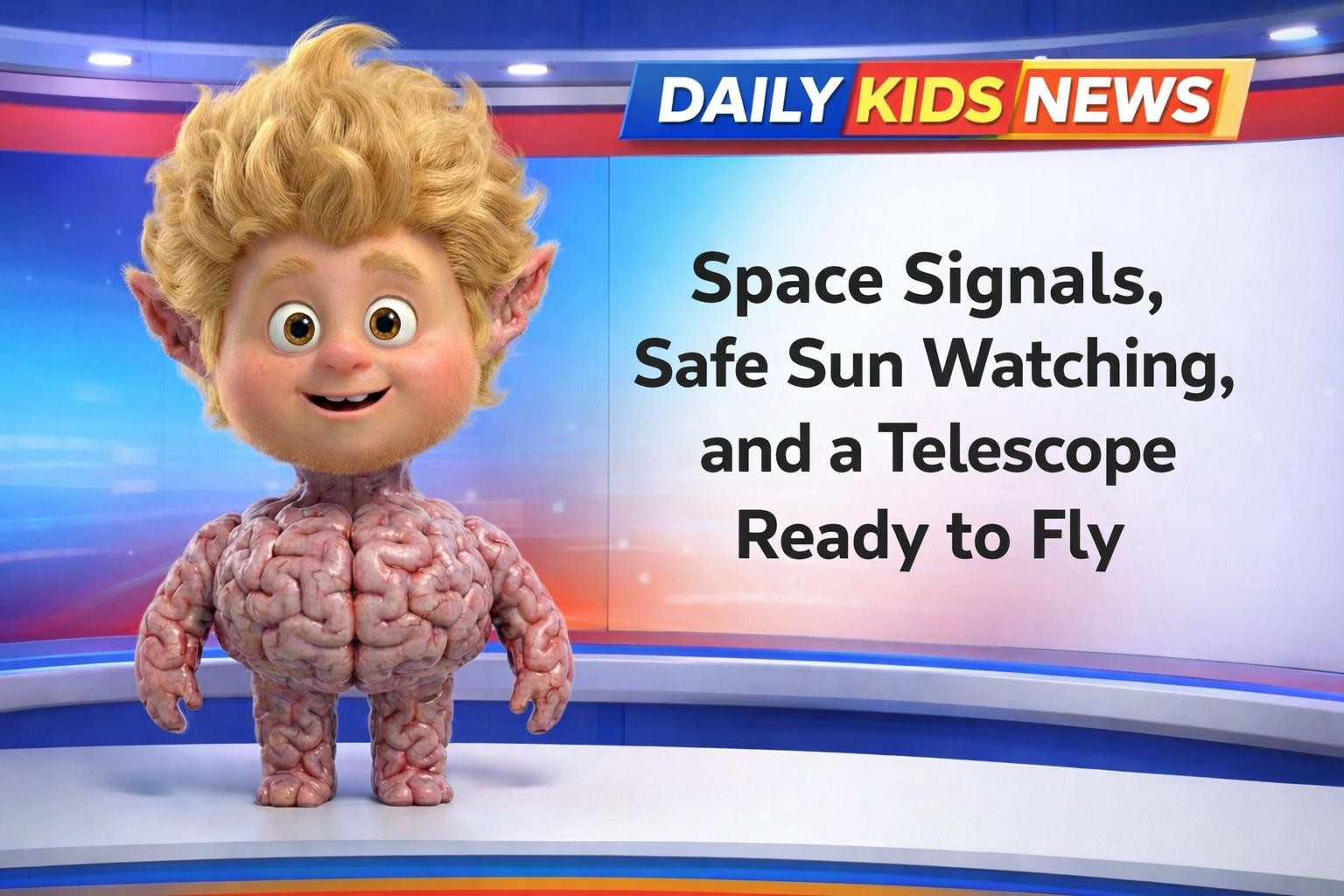 Space Signals, Safe Sun Watching, and a Telescope Ready to Fly