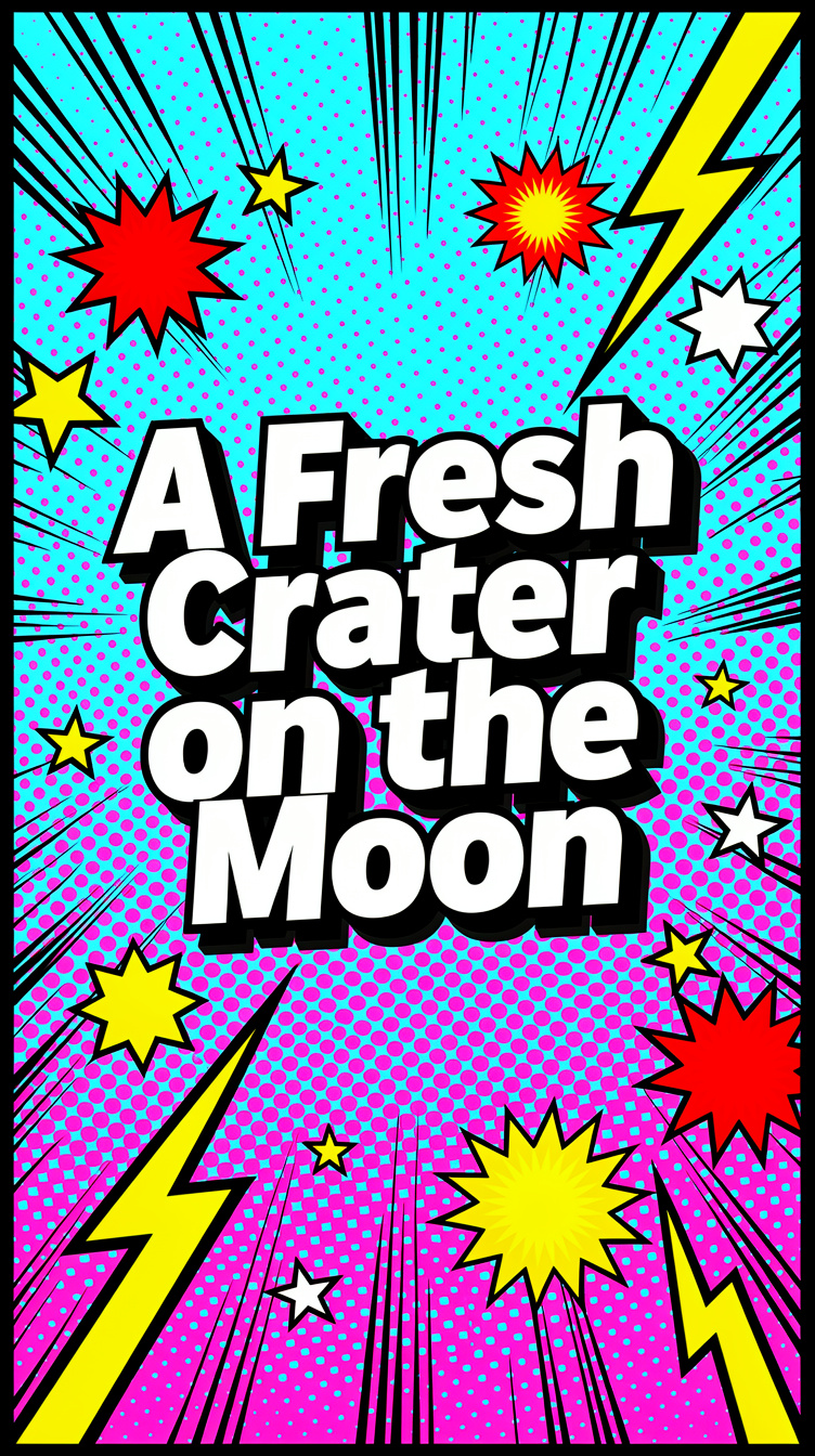 Moon Photos Reveal a Fresh Rocket Crater