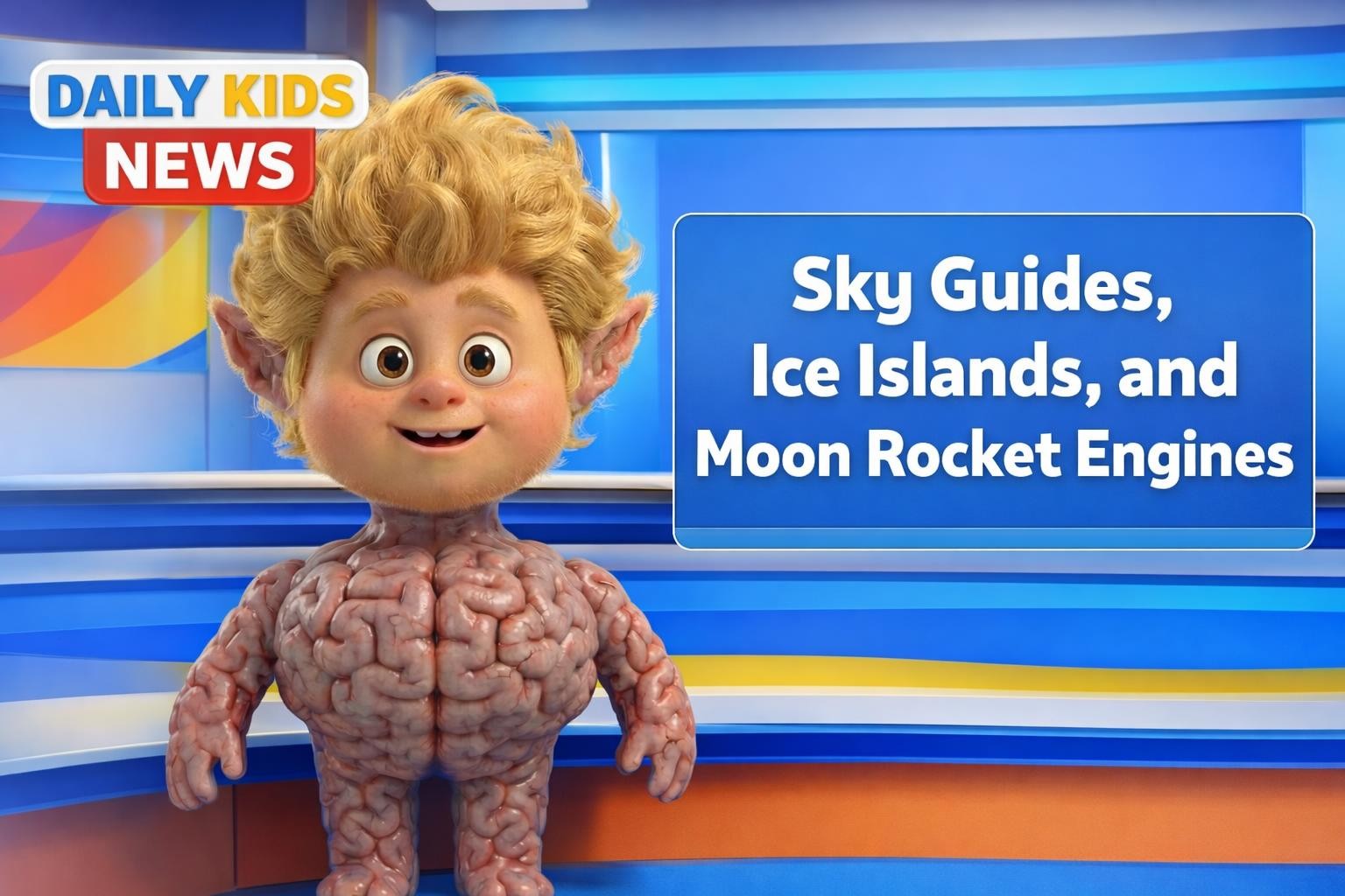 Sky Guides, Ice Islands, and Moon Rocket Engines