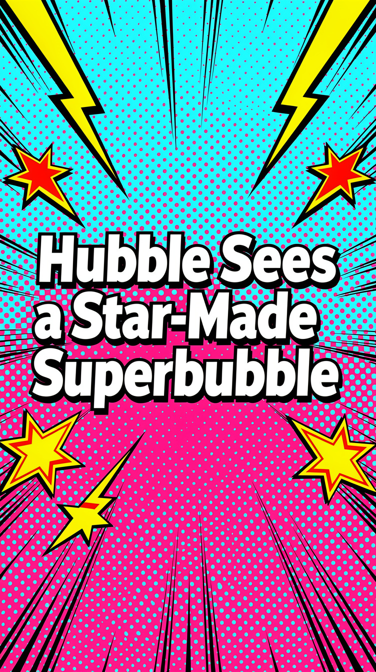 Hubble Spots a Giant Bubble-Blown Star Scene
