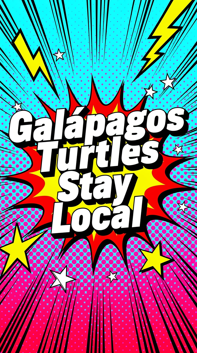 Galápagos Green Turtles Like Staying Close to Home