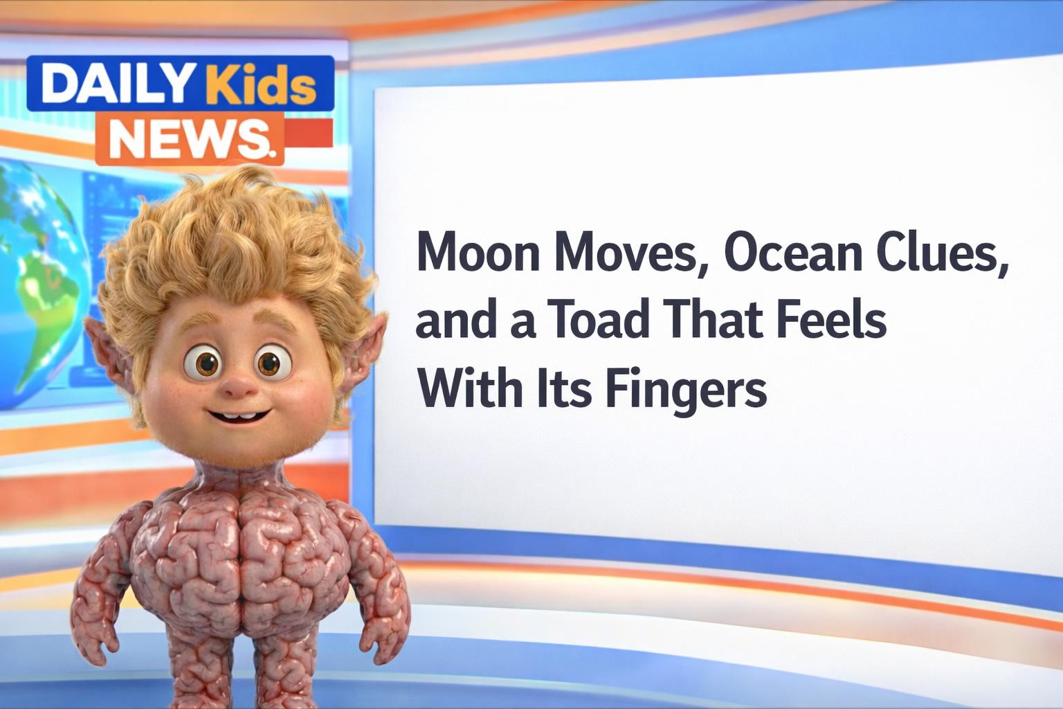 Moon Moves, Ocean Clues, and a Toad That Feels With Its Fingers