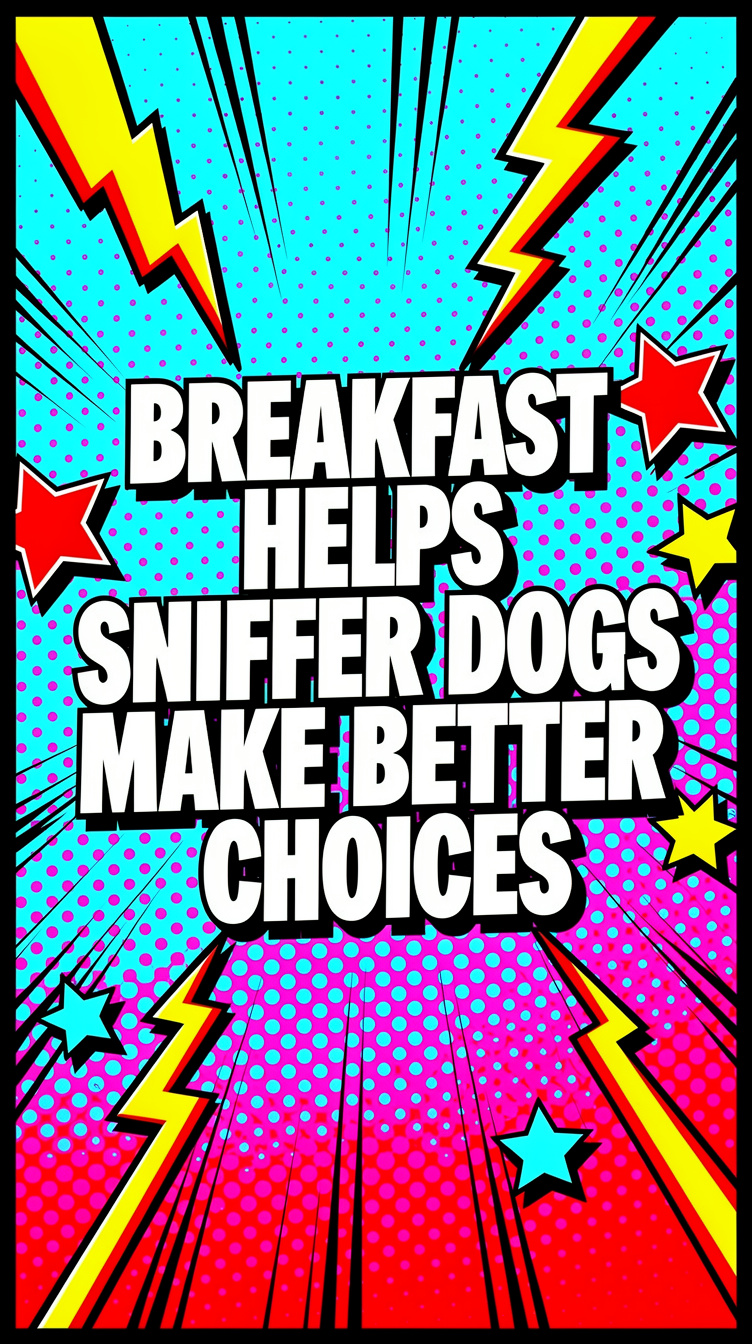 Breakfast Helps Sniffer Dogs Make Better Choices
