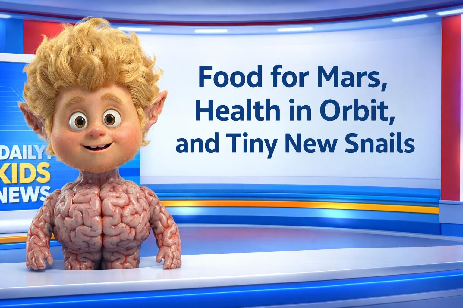 Food for Mars, Health in Orbit, and Tiny New Snails