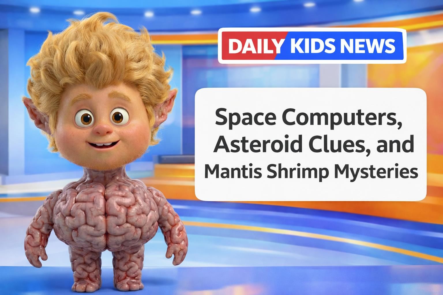 Space Computers, Asteroid Clues, and Mantis Shrimp Mysteries