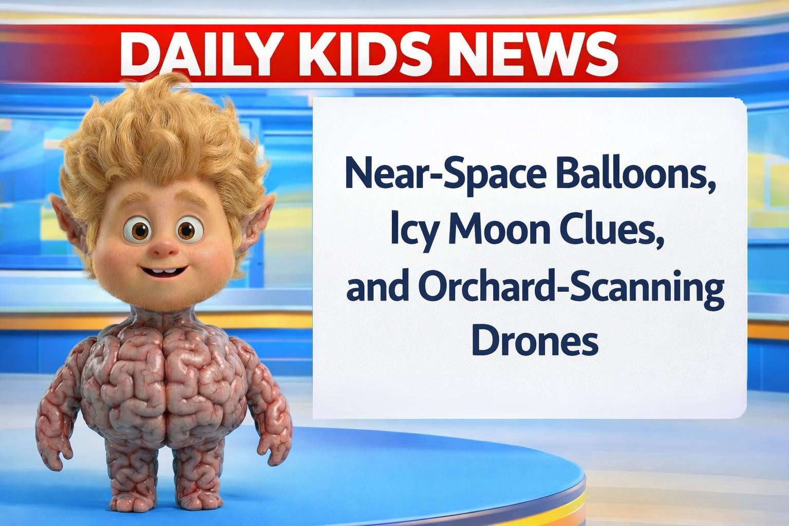 Near-Space Balloons, Icy Moon Clues, and Orchard-Scanning Drones