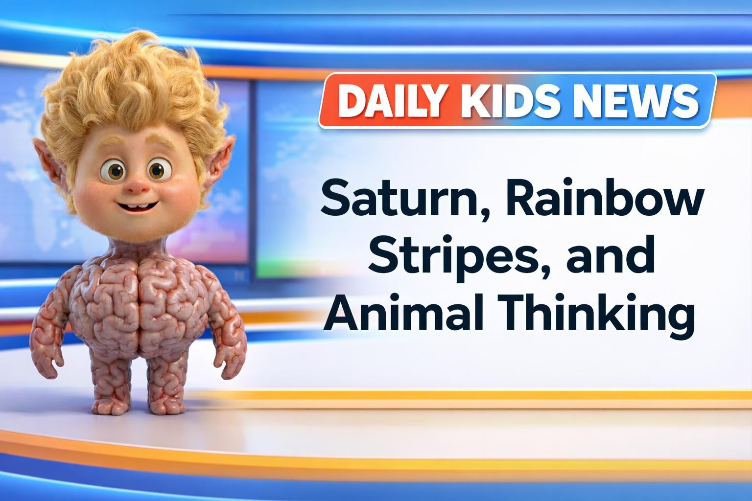 Saturn, Rainbow Stripes, and Animal Thinking