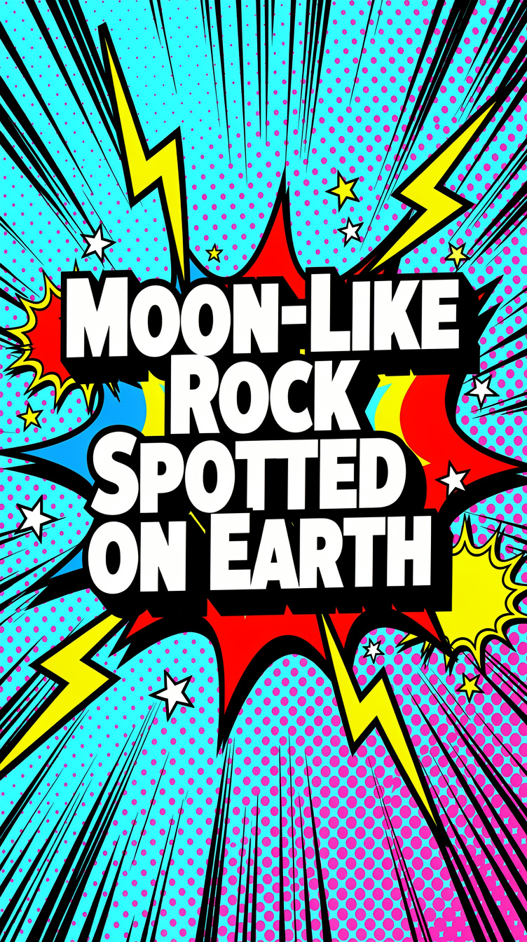 Astronaut Photo Spots Moon-Like Rock on Earth