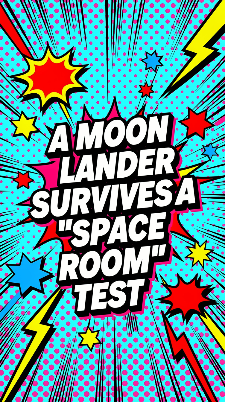 A Moon Lander Survives a Giant “Space Room” Test