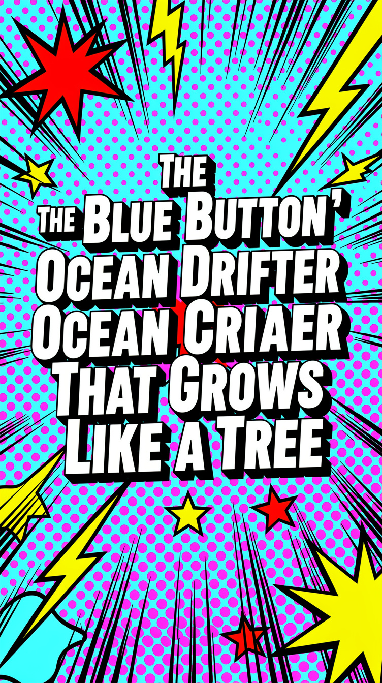 The “Blue Button” Ocean Drifter That Grows Like a Tree