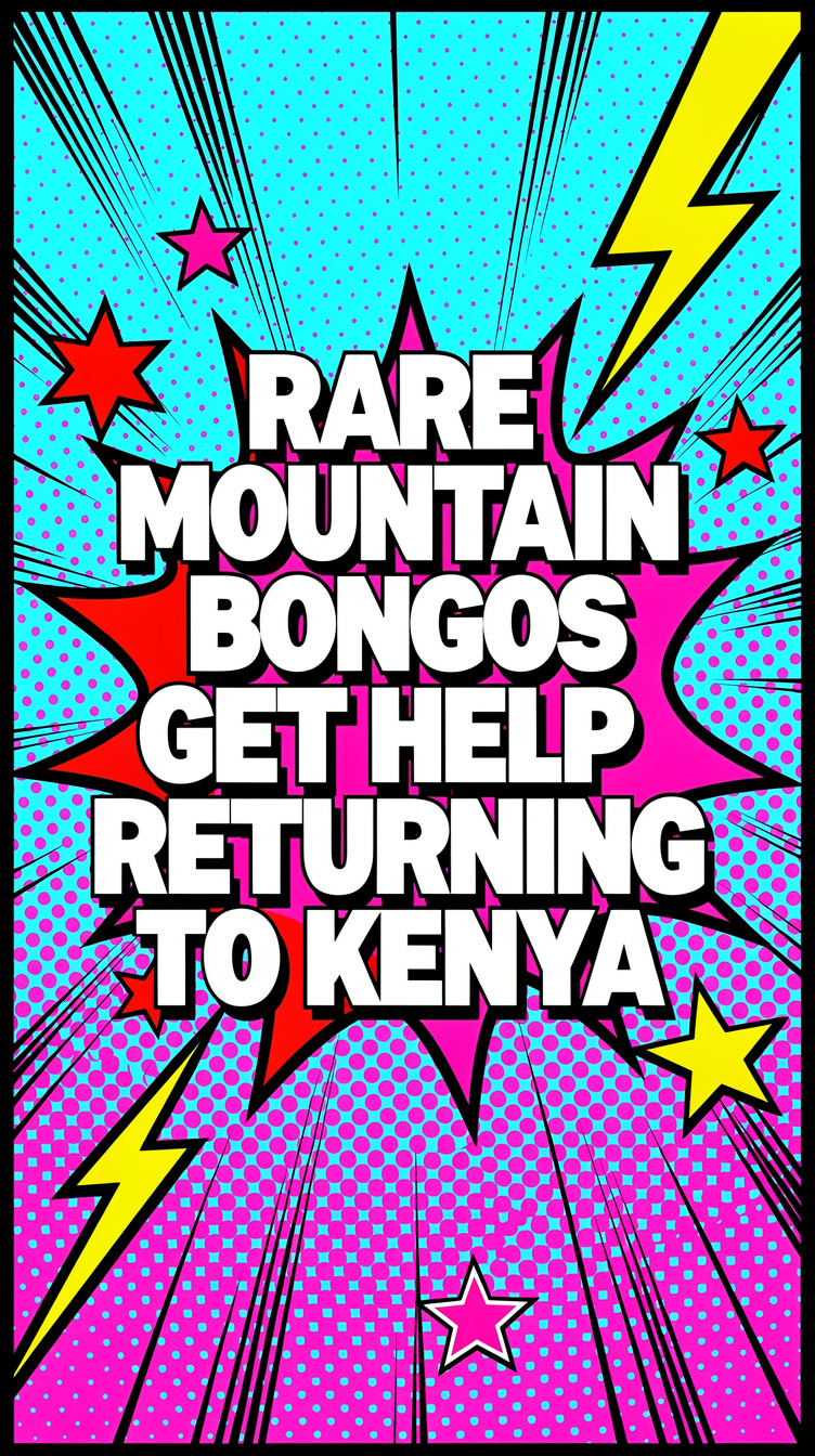 Rare Mountain Bongos Get Help Returning to Kenya
