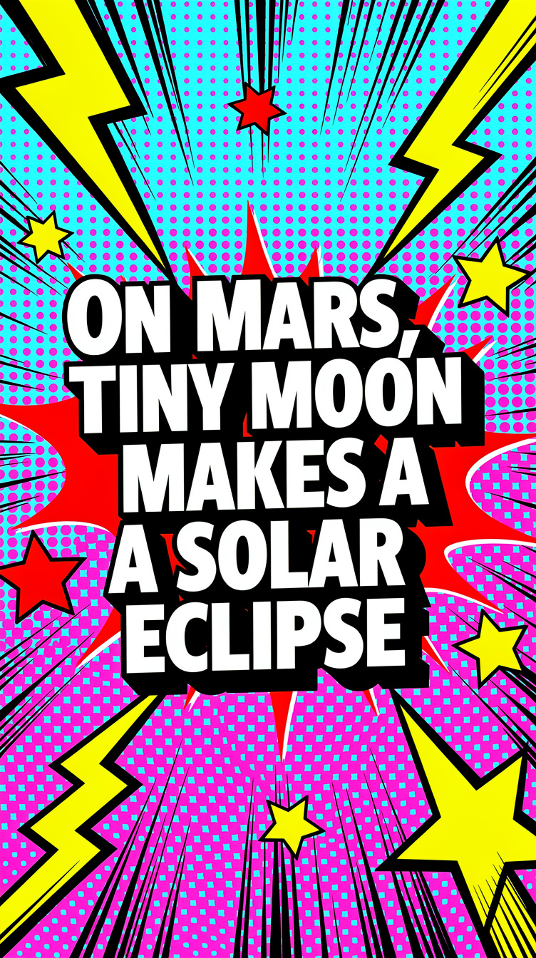 On Mars, a Tiny Moon Makes a Solar Eclipse
