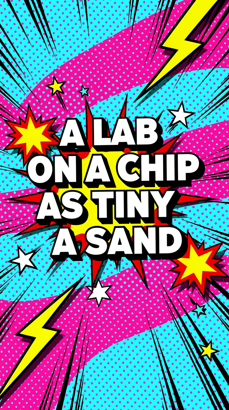 A Lab on a Chip as Tiny as Sand