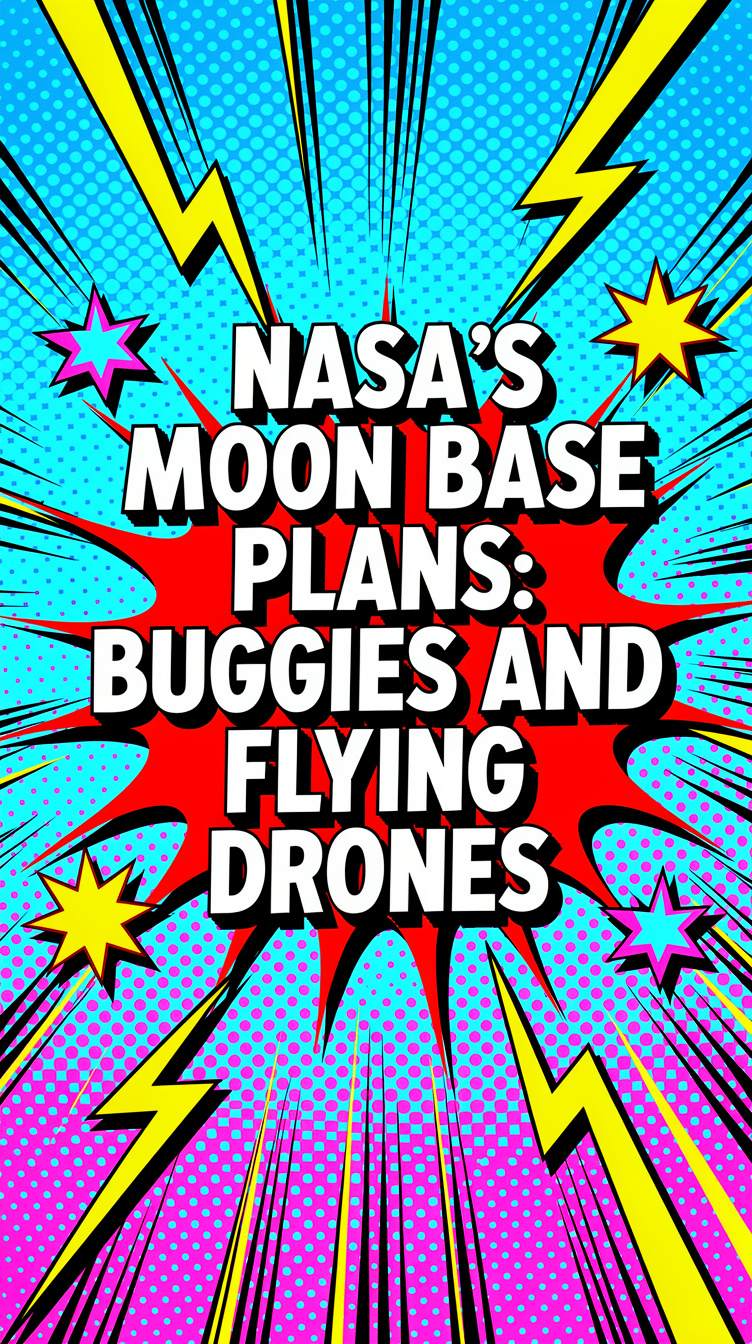 NASA’s Moon Base Plans: Buggies and Flying Drones