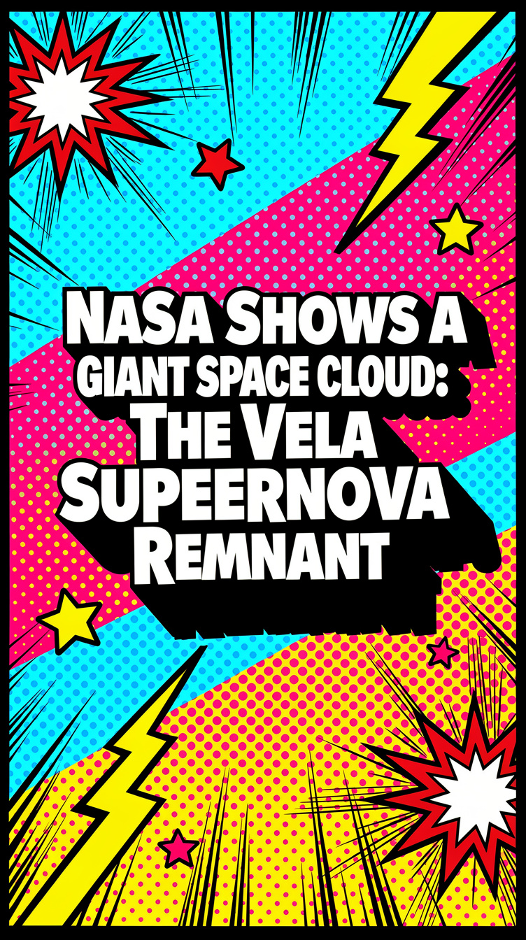 NASA Shows a Giant Space Cloud: The Vela Supernova Remnant