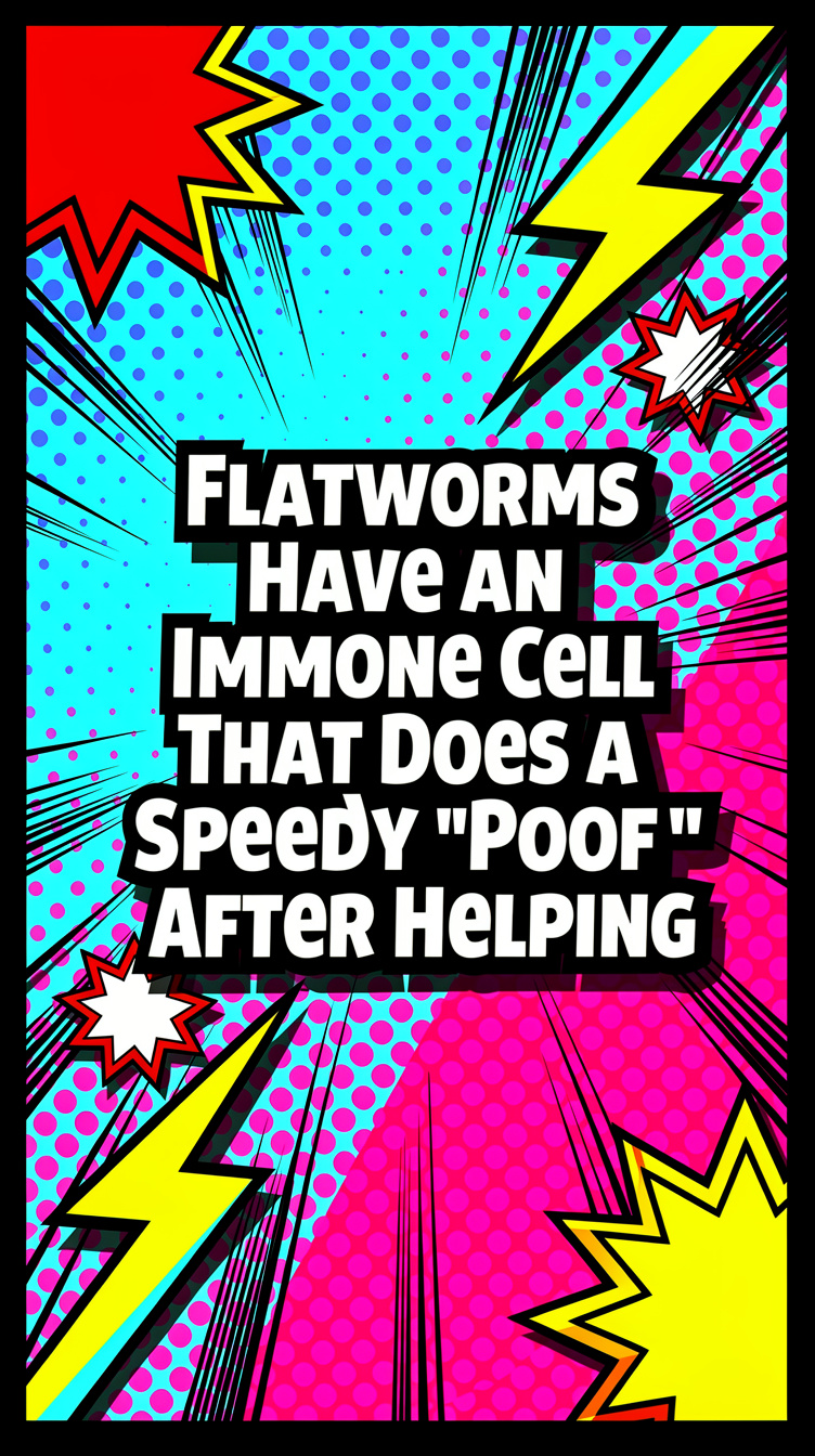 Flatworms Have an Immune Cell That Does a Speedy ‘Poof’ After Helping