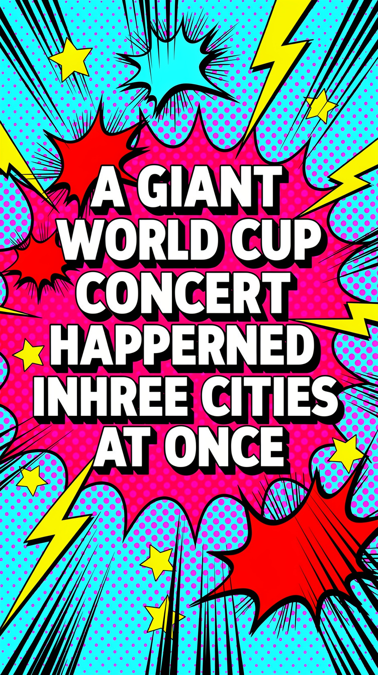 A Giant World Cup Concert Happened in Three Cities at Once