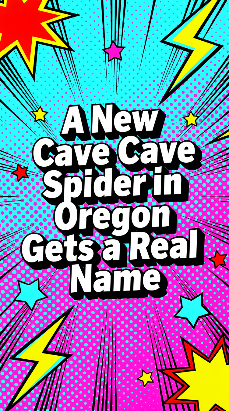 A New Cave Spider in Oregon Gets a Real Name