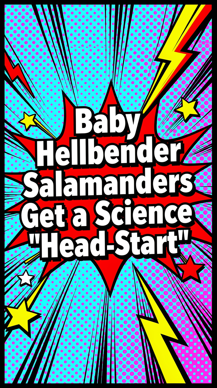 Baby Hellbender Salamanders Get a Science “Head-Start”