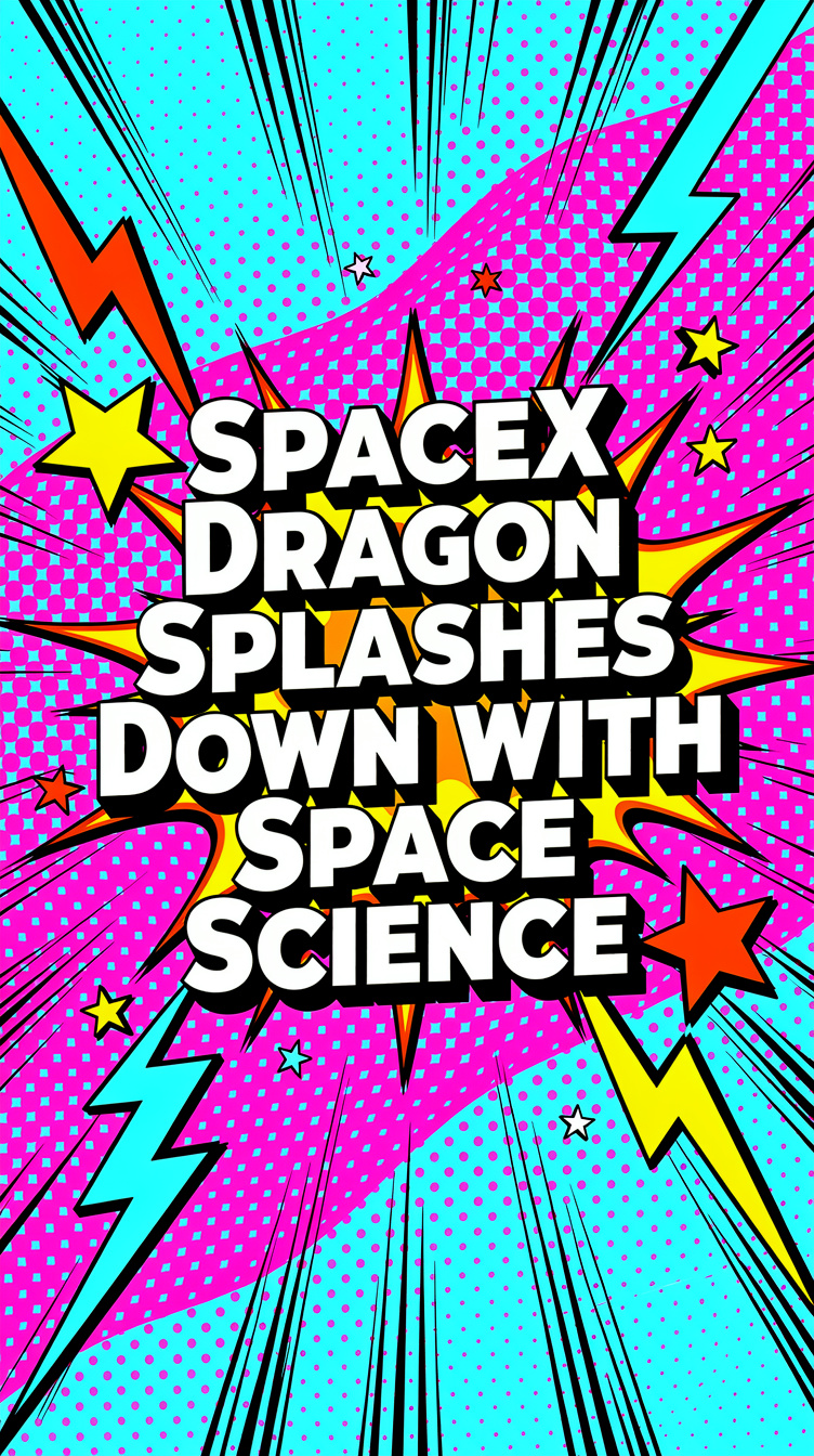 SpaceX Dragon Splashes Down with Space Science