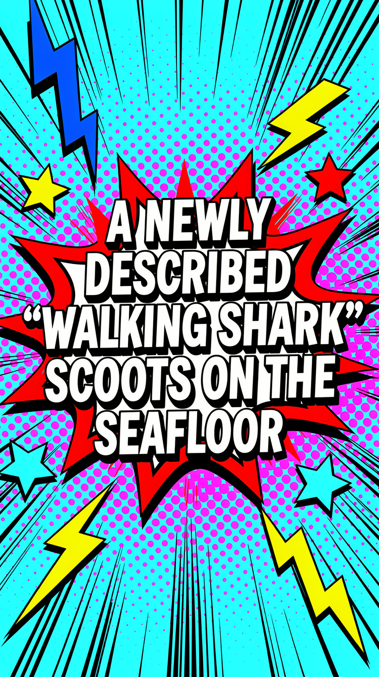 A Newly Described “Walking Shark” Scoots on the Seafloor
