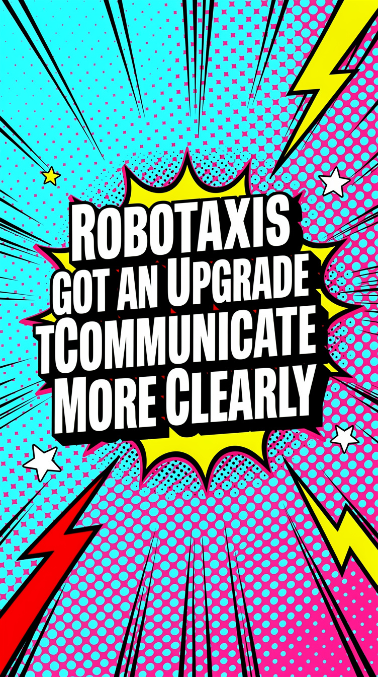 Robotaxis Got an Upgrade to Communicate More Clearly