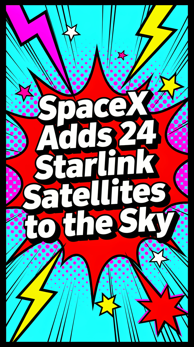 SpaceX Adds 24 Starlink Satellites to the Sky