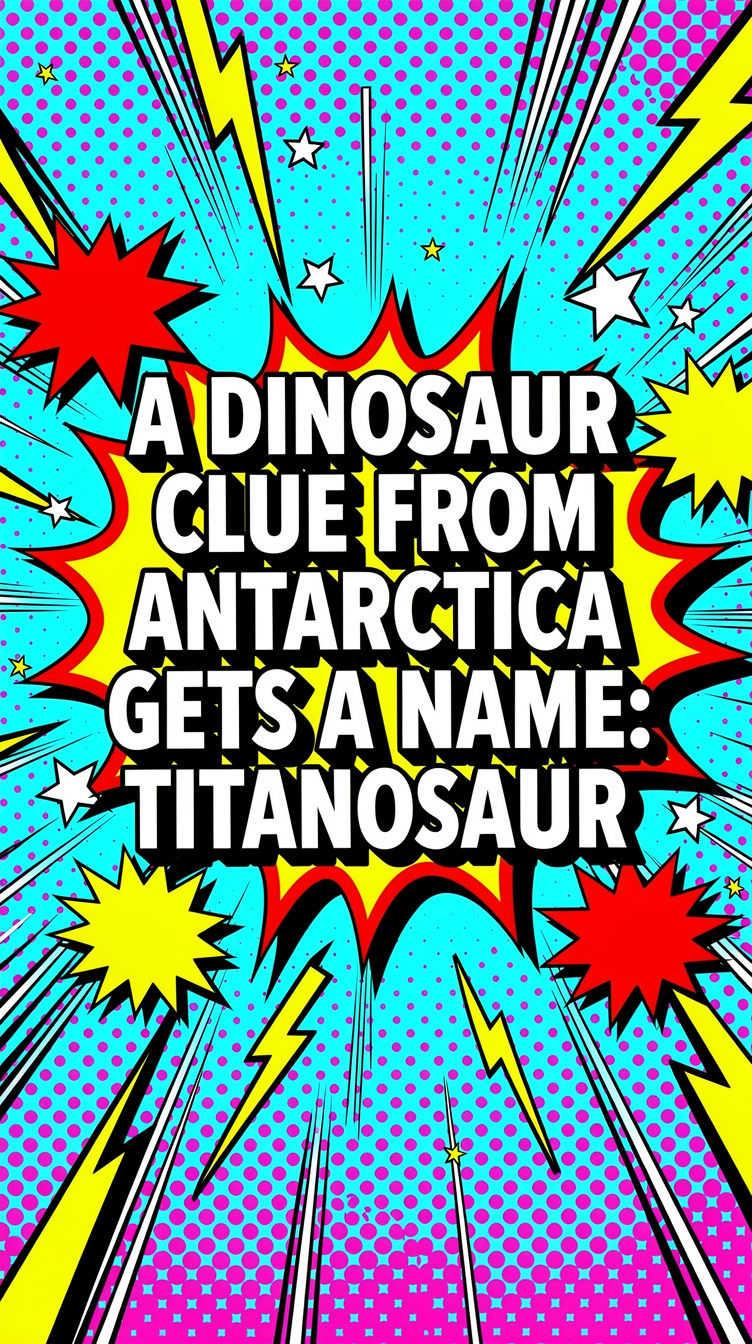 A Dinosaur Clue From Antarctica Gets a Name: Titanosaur