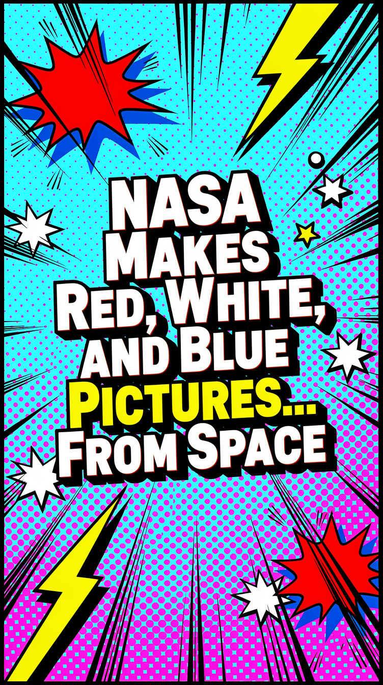 NASA Makes Red, White, and Blue Pictures… From Space