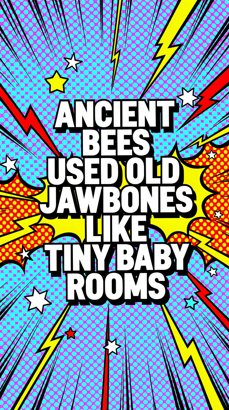 Ancient Bees Used Old Jawbones Like Tiny Baby Rooms