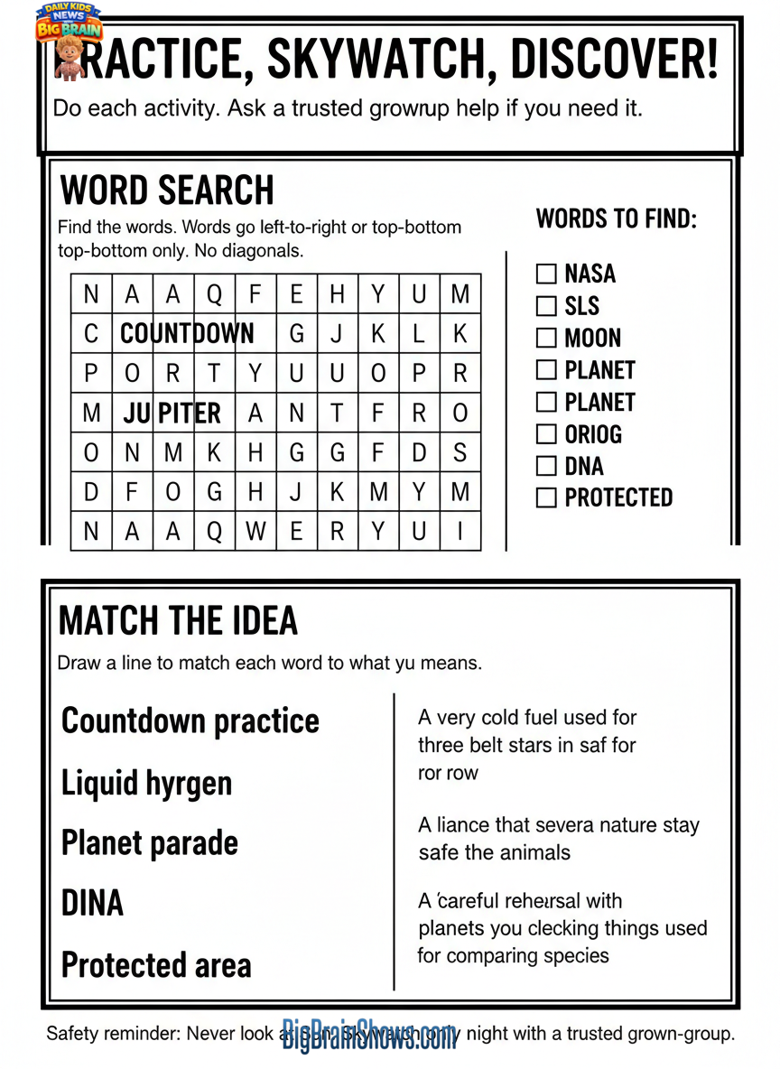Episode 3 Activity Sheet: Practice, Skywatch, Discover!
