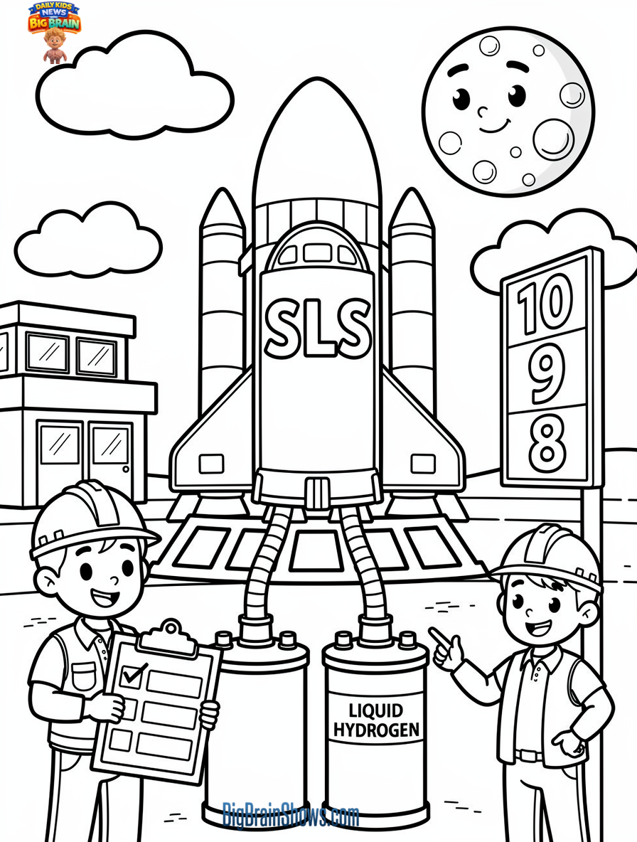 Rocket Countdown Practice at NASA