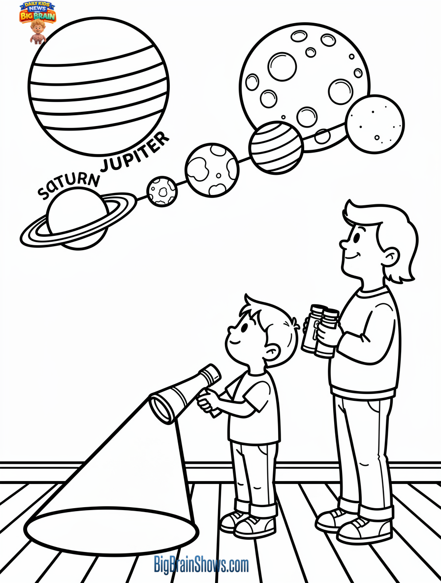 Jupiter and the Planet Parade Night Sky