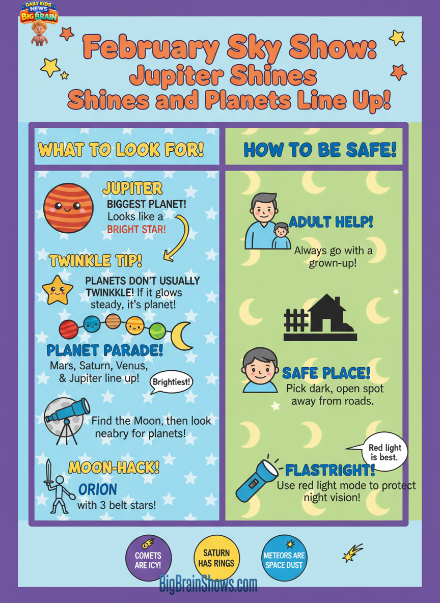 Safe Skywatching: Jupiter, Planets, and Orion