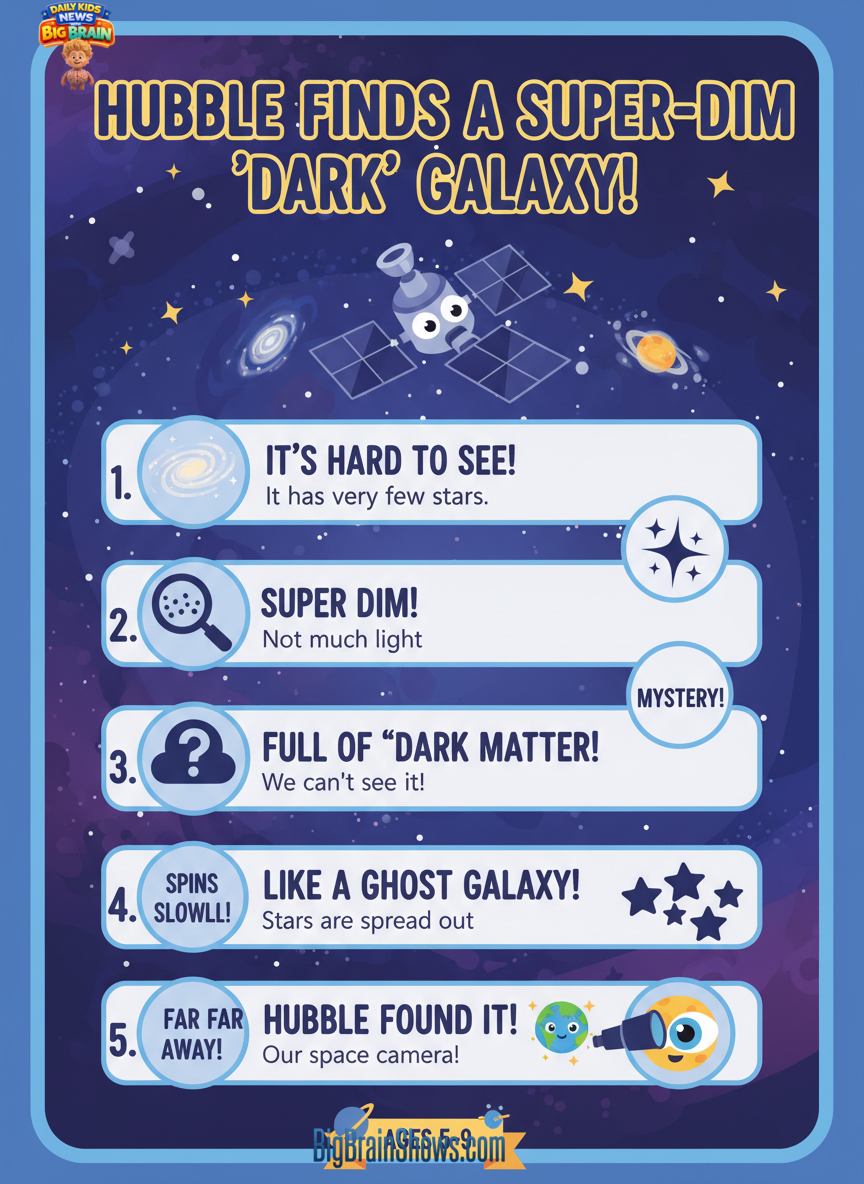 Infographic: How Astronomers Study a Super-Dim Galaxy