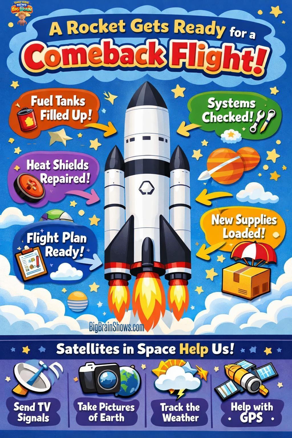 Rocket Test Mission: Reliable Rockets and Helpful Satellites
