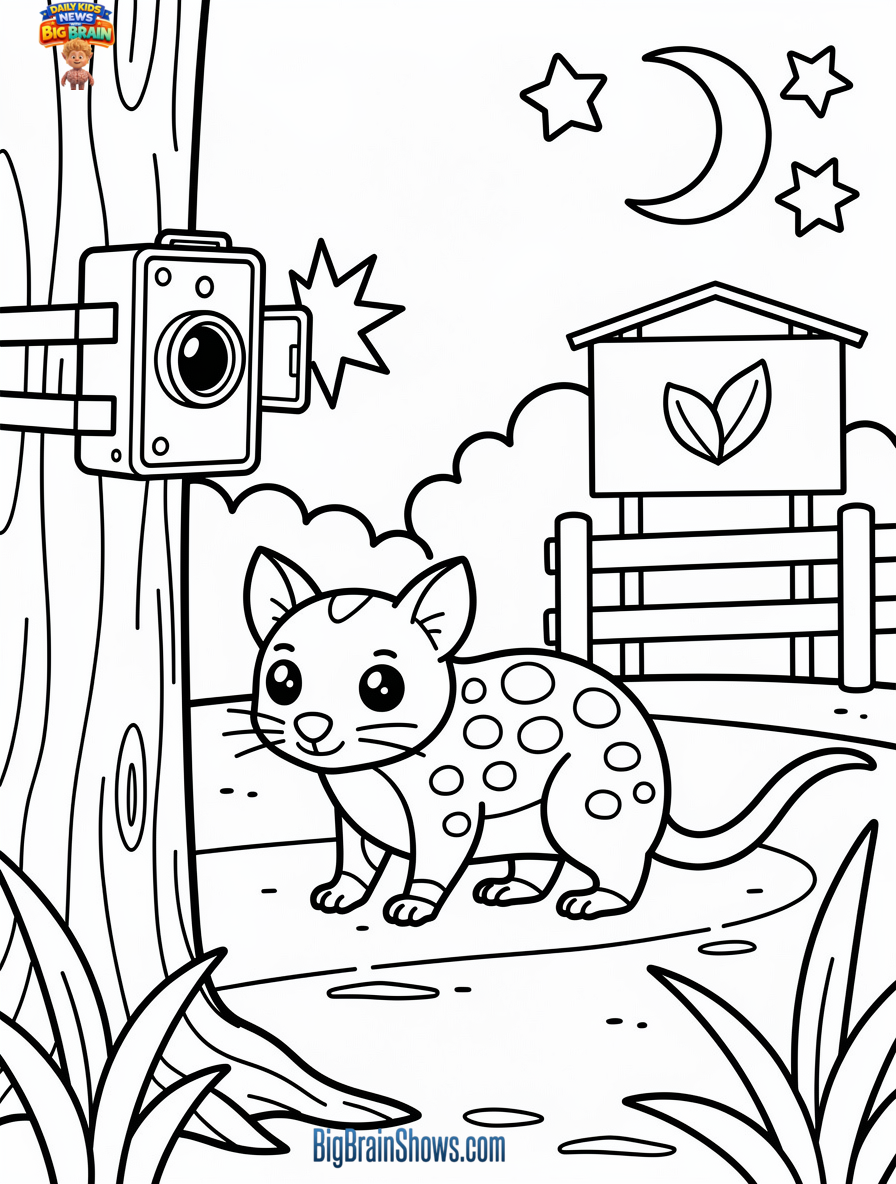 Northern Quoll Caught on a Trail Camera