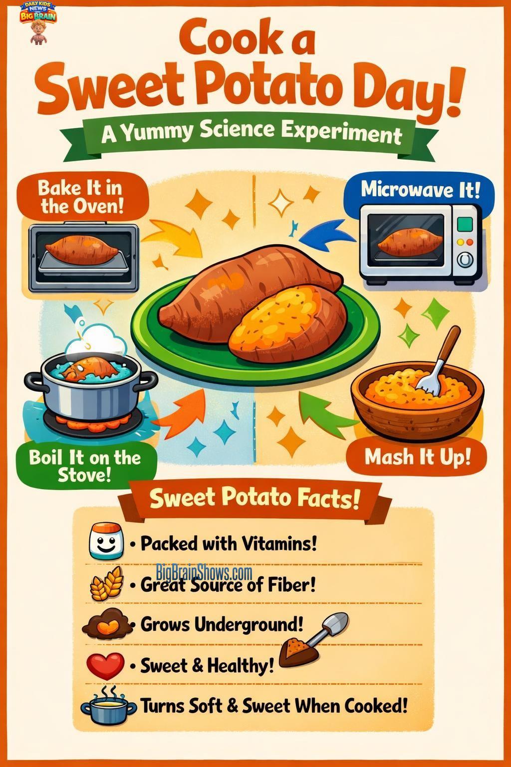 Sweet Potato Science: Heat, Starch, and Sweetness