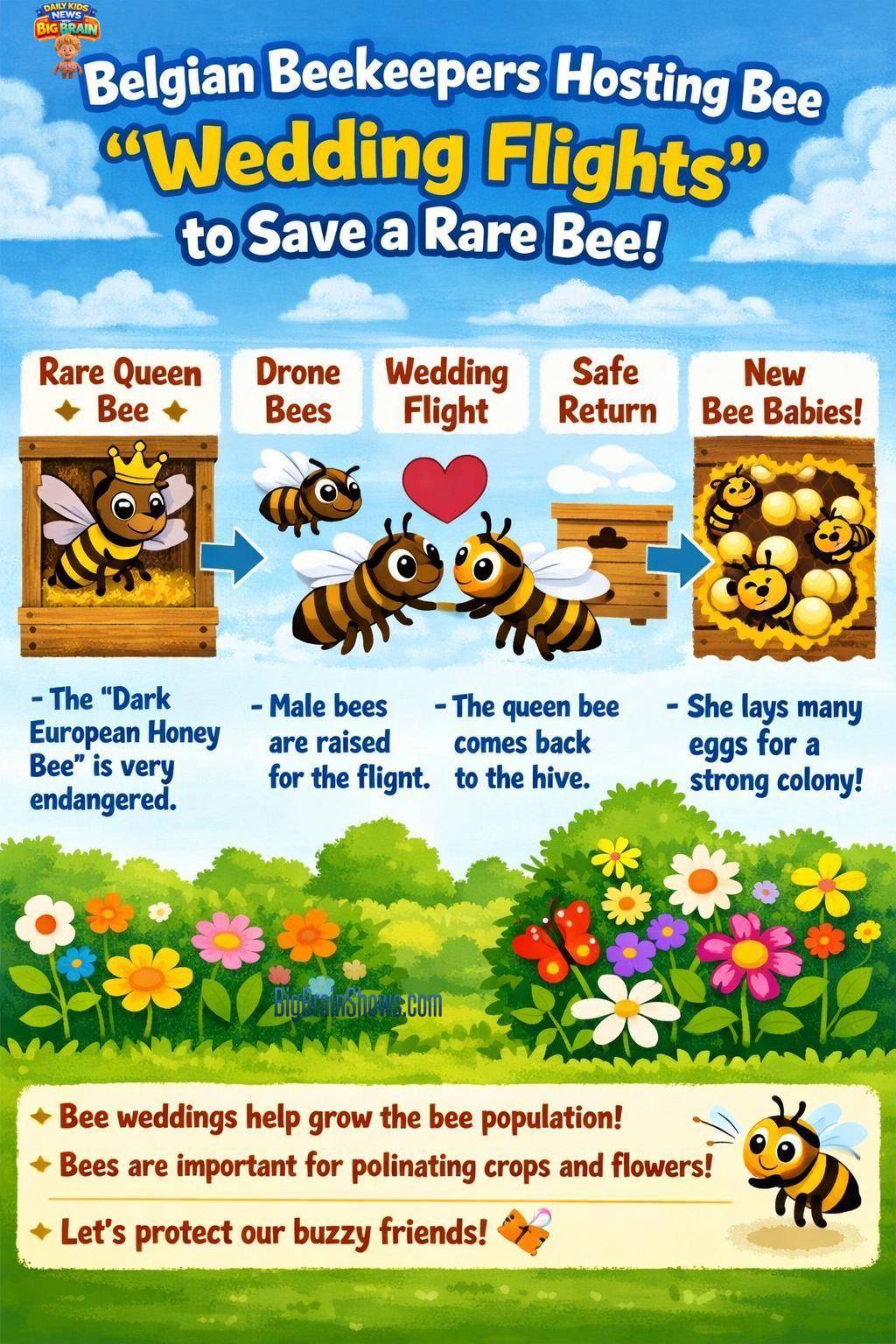Bee “Wedding Flights”: Helping a Rare Honeybee