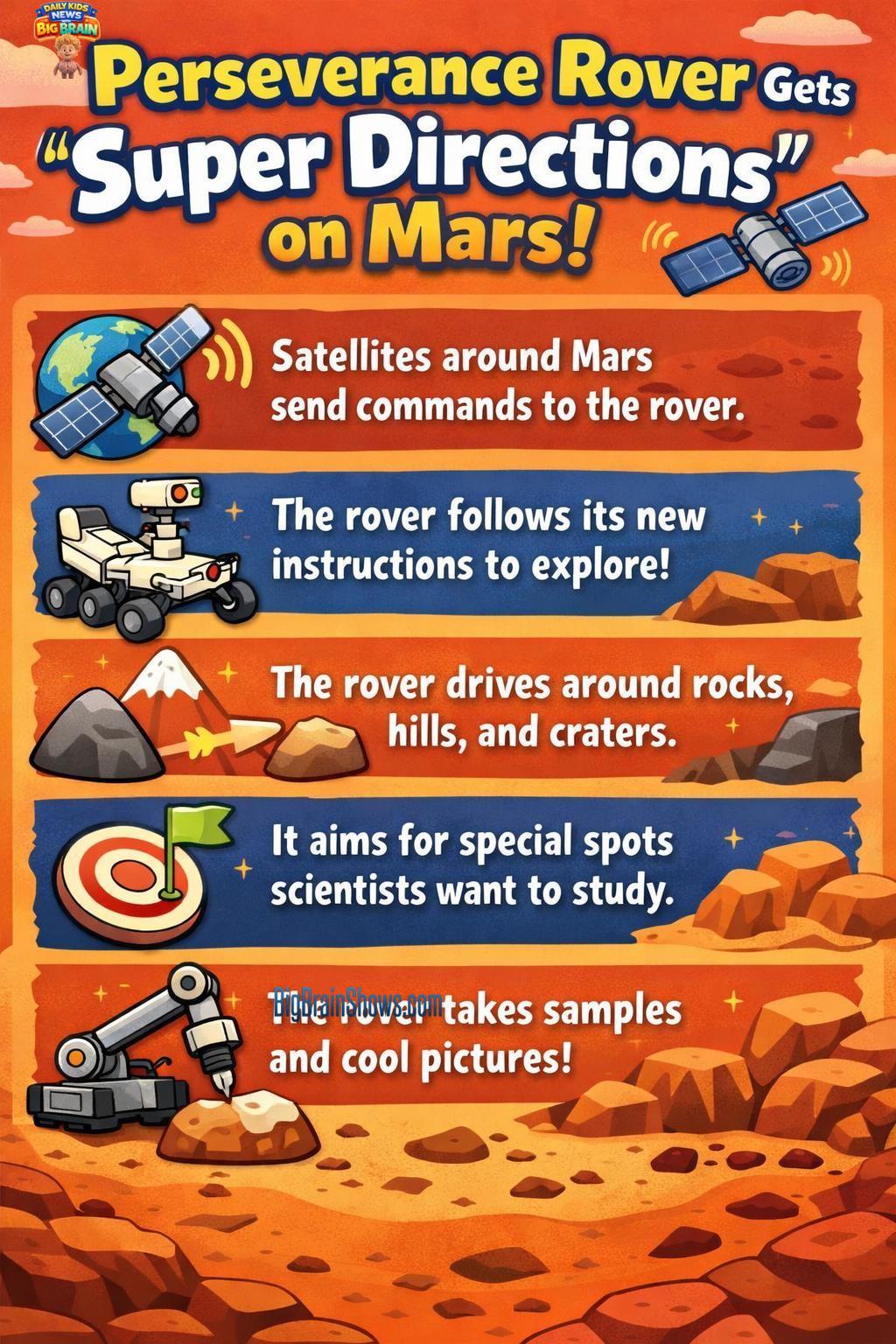 Infographic: How a Rover Finds Its Place on Mars