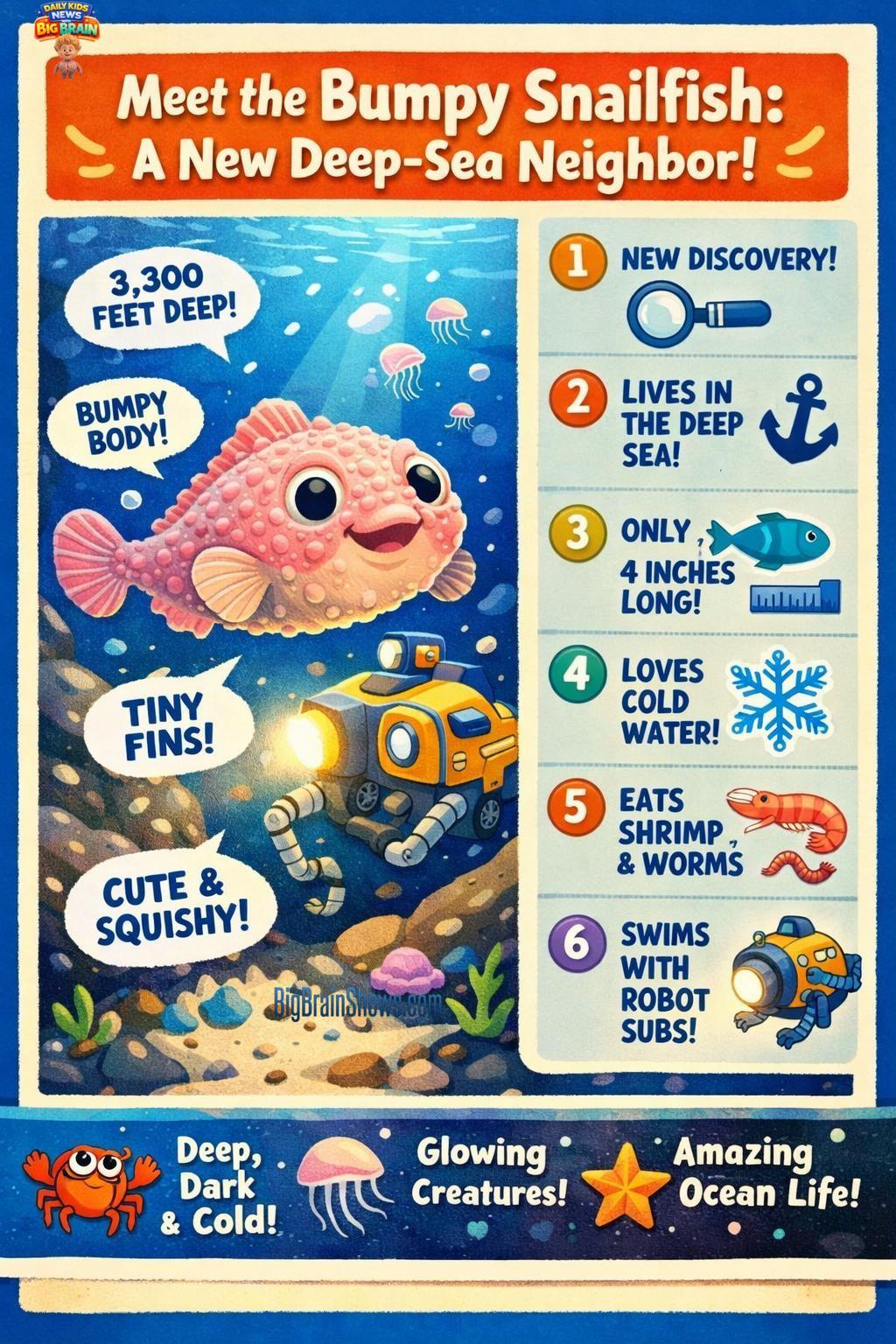 Infographic: Deep Sea Discovery and the Bumpy Snailfish