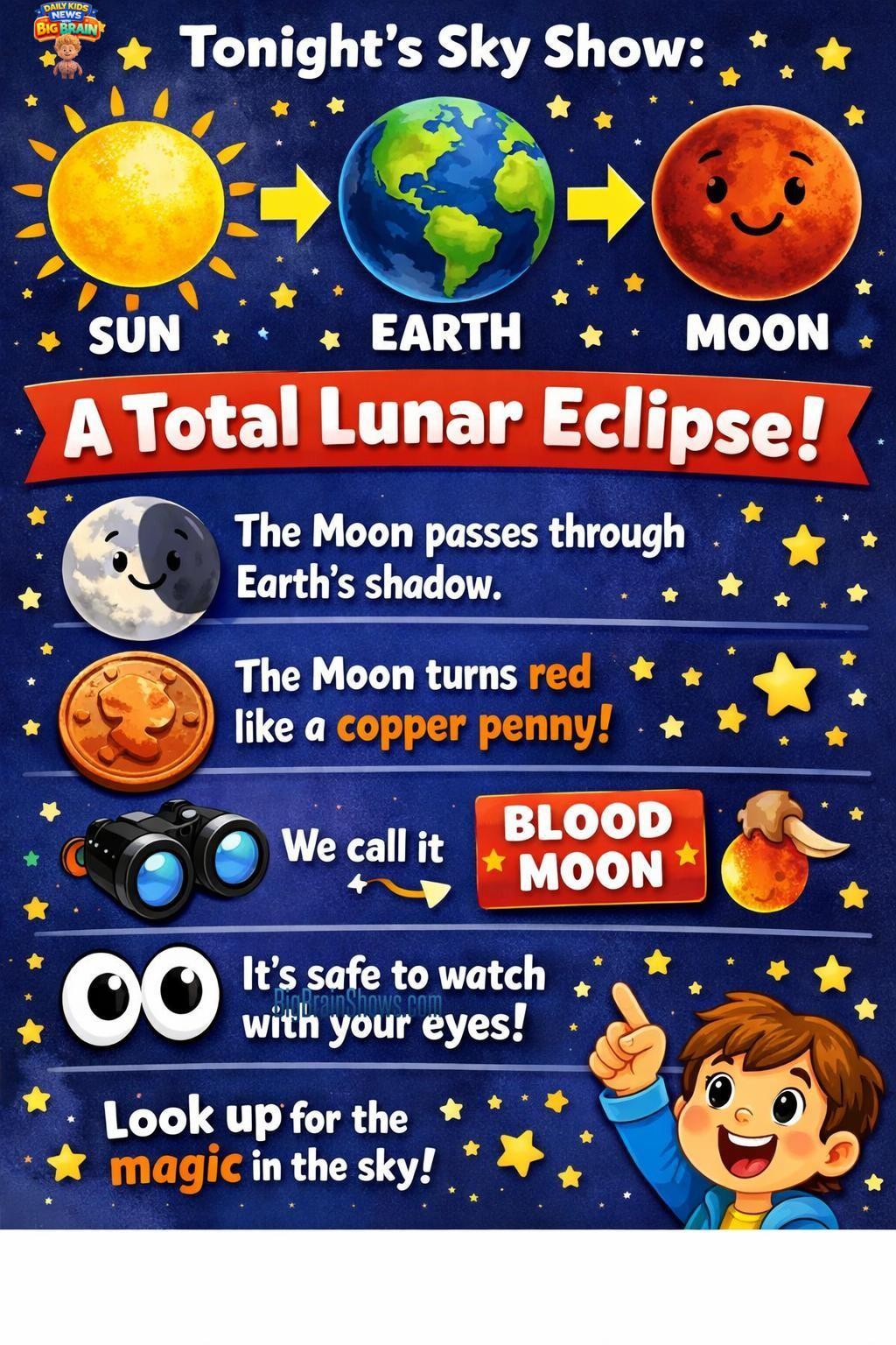 Infographic: Why the Moon Can Turn Copper-Red in a Lunar Eclipse