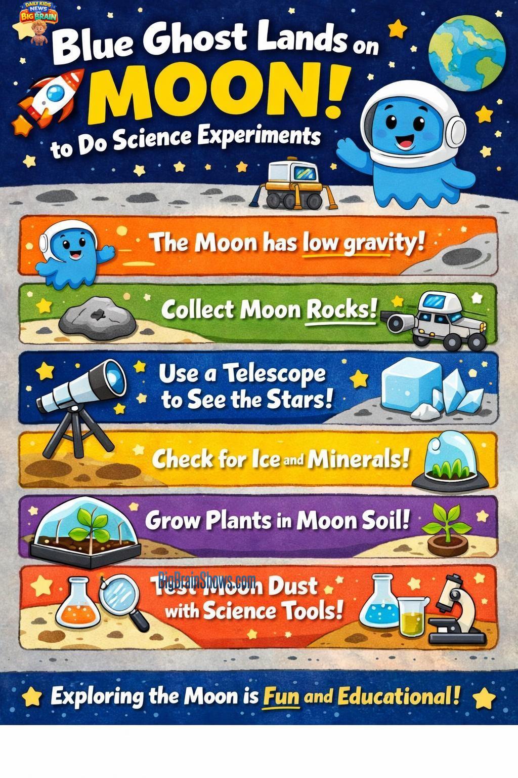 Blue Ghost on the Moon: What the Robot Scientist Is Doing