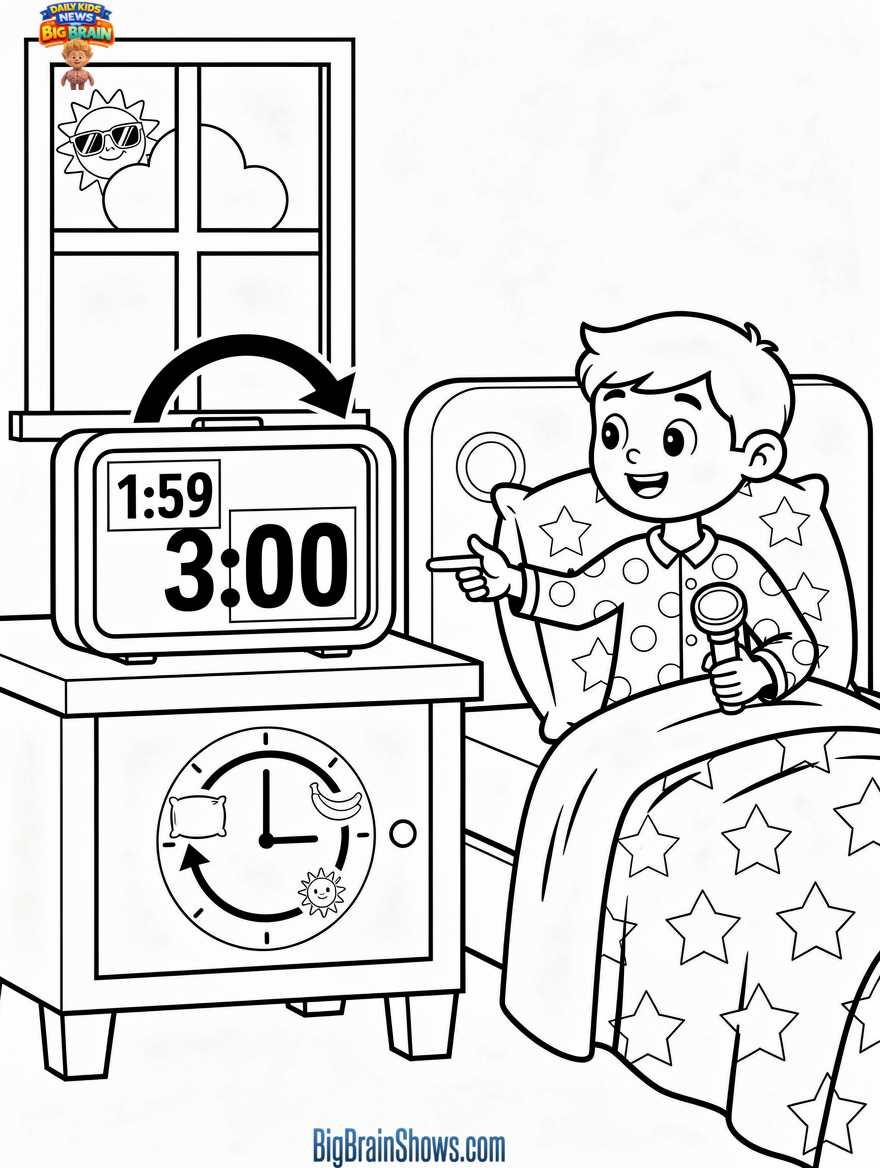 Spring Forward Bedroom Time-Jump